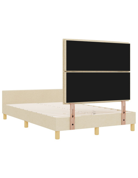 Struttura letto  Crema 120x200 cm in tessuto