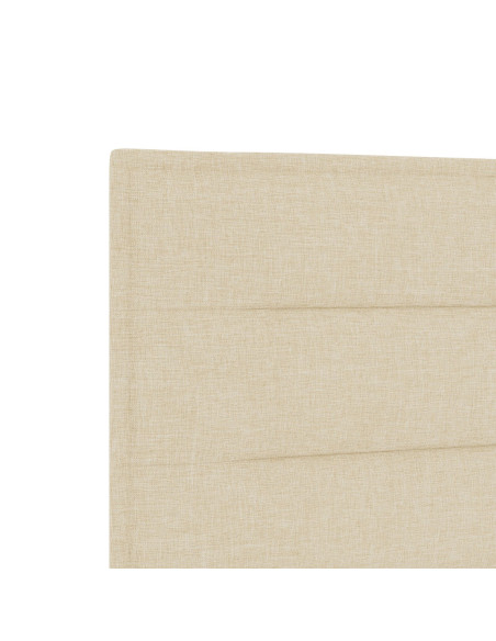 Letto  Crema 120x190 cm in Tessuto