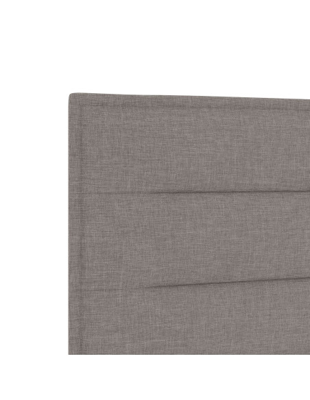 Struttura Letto Tortora 100x200 cm in Tessuto di