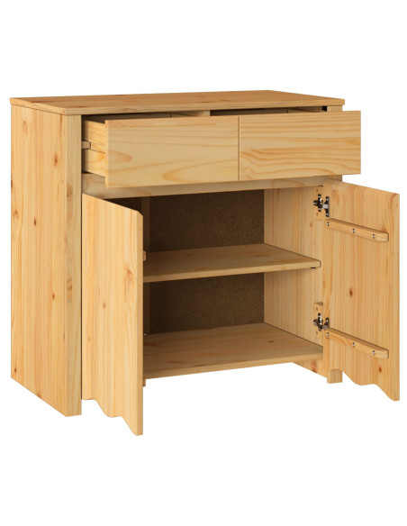 Sideboard  ""DRAMMEN"" 79x43x75,5 cm Legno Massello di Pino