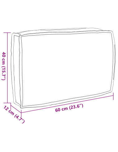 Cuscino Foglia Motivo Foglia 60 x 40 x 12 cm Tessuto Oxford