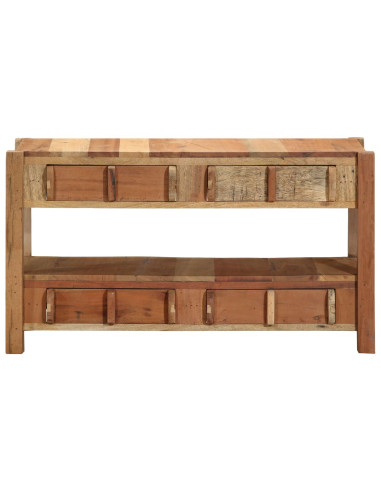 Mobile TV Marrone 83 x 33 x 46 cm Legno Recuperato Massello