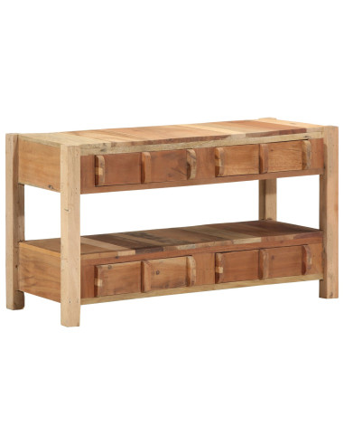 Mobile TV Marrone 83 x 33 x 46 cm Legno Recuperato Massello