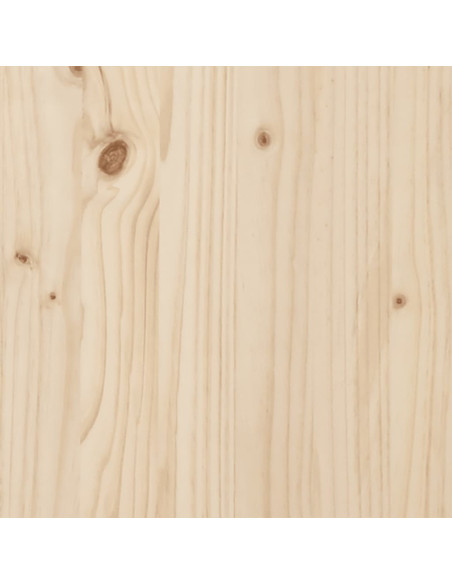Giroletto con Testiera 100x200 cm Legno Massello di Pino