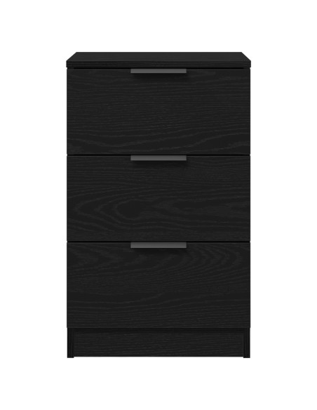 Comodino in Rovere Nero  - 40x65x65 cm