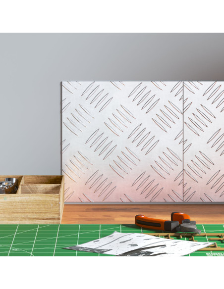 Gradini per Scale Quadrato 2 pcs Argento 20 x 20 cm Alluminio