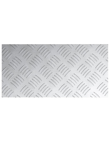 Gradini per Scale 2 pcs Argento 40 x 20 cm Alluminio