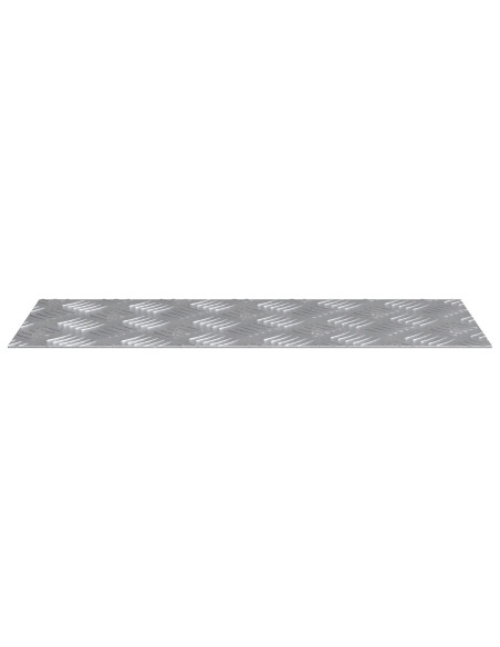 Set di 2 Gradini Checker in Alluminio  Antiscivolo 20x50 cm