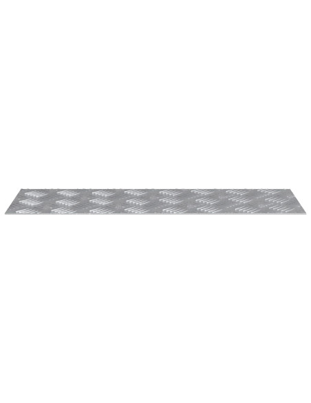 Tappetini in alluminio 4 pz antiscivolo 60x20 cm