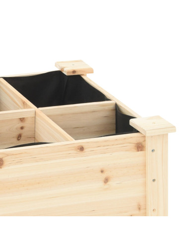 Vaso da giardino con lo scaffale Beige 115 x 59 x 76,5 cm