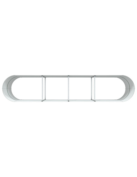 Letto Rialzato Verde 400 x 80 x 81 cm Acciaio