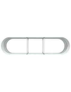 Letto Rialzato Verde 320 x 80 x 81 cm Acciaio 2