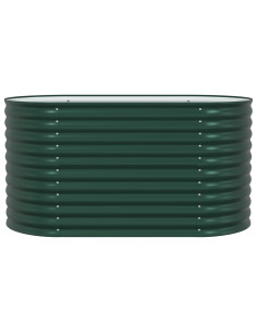 Letto Rialzato Verde 160 x 80 x 81 cm Acciaio 2