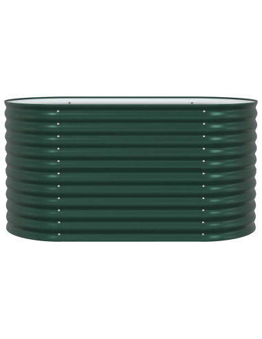 Letto Rialzato Verde 160 x 80 x 81 cm Acciaio