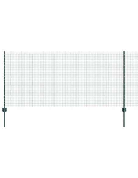Set di Recinzioni da Giardino  Set di 2 Verde Acciaio Zincato
