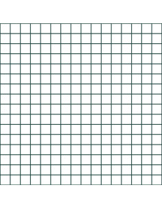 Recinzione con Posto Verde 0,8 x 10 m Acciaio e PVC 2