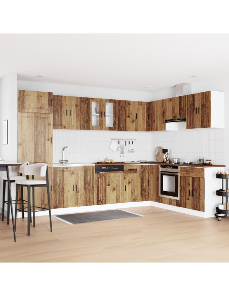 Mobiletto per lavabo con porta Porto Marrone 80 x 46 x 81,5 cm