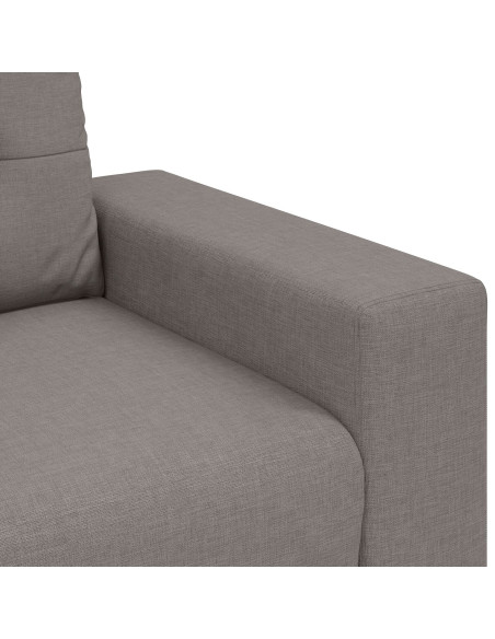Divano 3 pcs Talpa 221 x 80 x 80 cm Tessuto misto lino