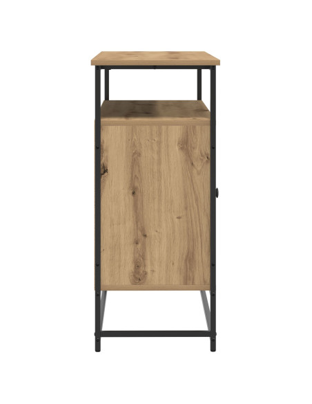 Credenza Artisan Rovere 100x35x80 cm Legno ingegnerizzato e Acciaio