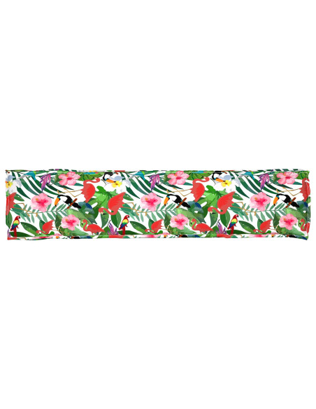 Cuscino Esterno vitaXL Giungla Tropicale Poliestere 180 cm x 40 cm x 8 cm