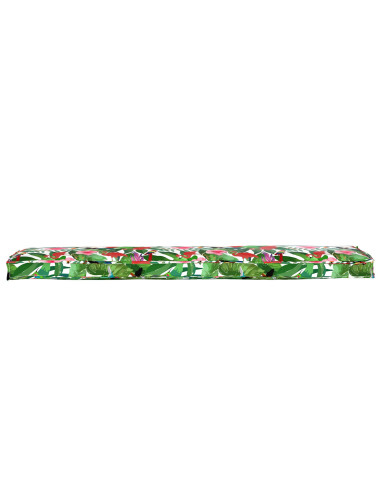 Cuscino per pallet Floreale Giungla Tropicale 180 x 40 x 8 cm