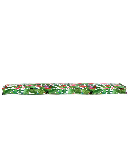 Cuscino Esterno vitaXL Giungla Tropicale Poliestere 180 cm x 40 cm x 8 cm