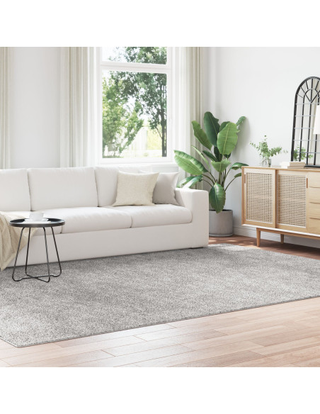 Tappeto Shaggy  con retro in lattice Grigio 240x340 cm