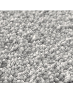 Tappeto Shaggy Antiscivolo Grigio 90 x 90 cm PP