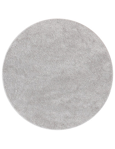 Tappeto Shaggy Antiscivolo Grigio 90 x 90 cm PP