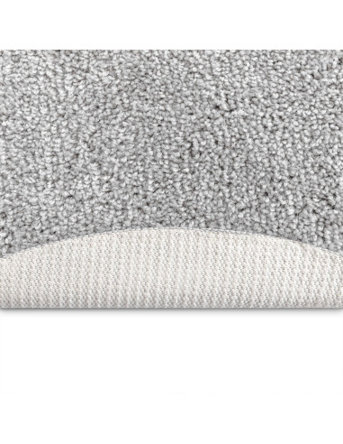 Tappeto Shaggy Antiscivolo Grigio 120 x 120 cm PP