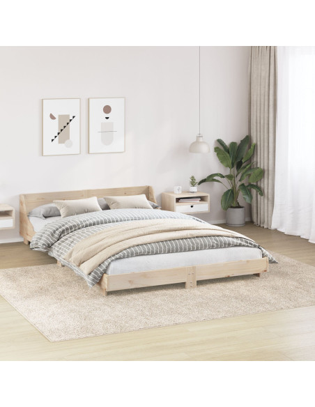 Tappeto Shaggy con schiuma di lattice Crema 240x340 cm