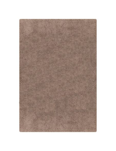 Tappeto Shaggy  con retro in lattice Marrone 80x150 cm