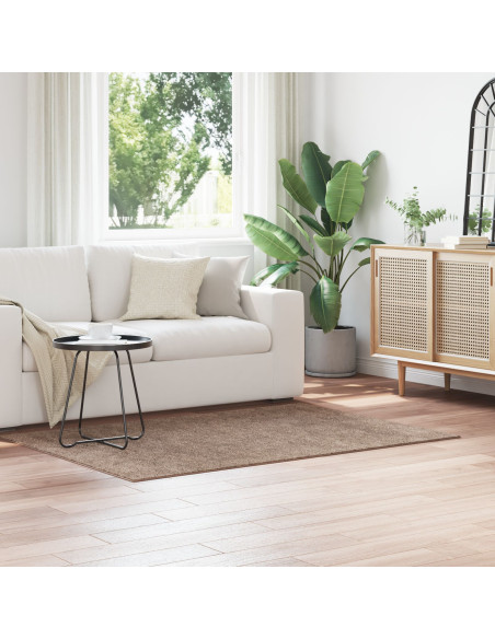 Tappeto Shaggy con retro in lattice Marrone 120x170 cm
