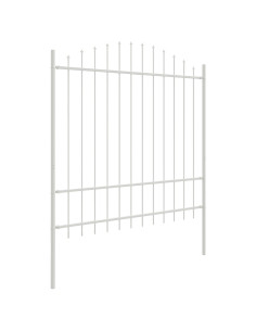 Recinzione per Giardino 4 pcs Bianco 170 x 215 cm 2