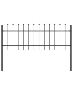 Recinzione per Giardino Grigio 1,7 x 0,6 m 2