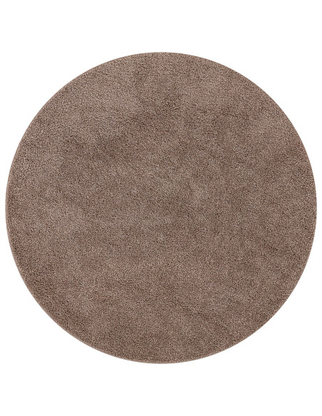 Tappeto Shaggy Antiscivolo Marrone 160 x 160 cm PP