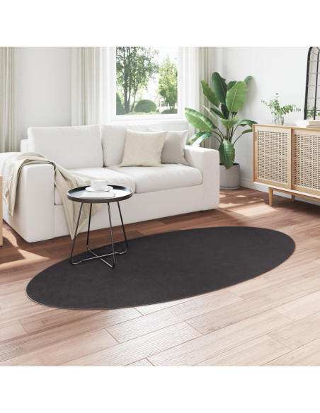 Tappeti  Antracite Poliestere 100 x 200 cm Tappeto Decorativo