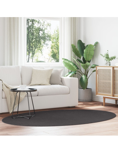 Tappeti per area HUARTE Antracite 140 x 200 cm 100% Poliestere