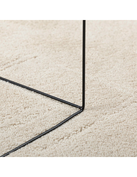 Tappeti per area Ovale HUARTE Beige 100 x 200 cm