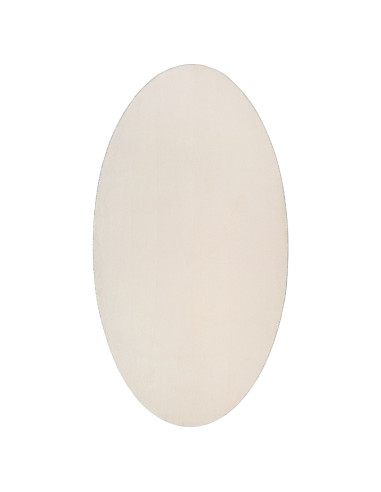 Tappeti per area Ovale HUARTE Beige 100 x 200 cm