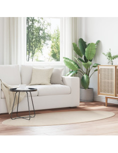 Tappeti per area Ovale HUARTE Beige 120 x 170 cm