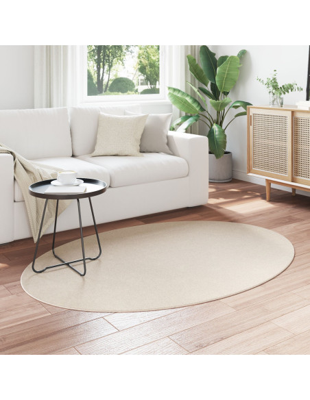Tappeti per area Ovale HUARTE Beige 120 x 170 cm
