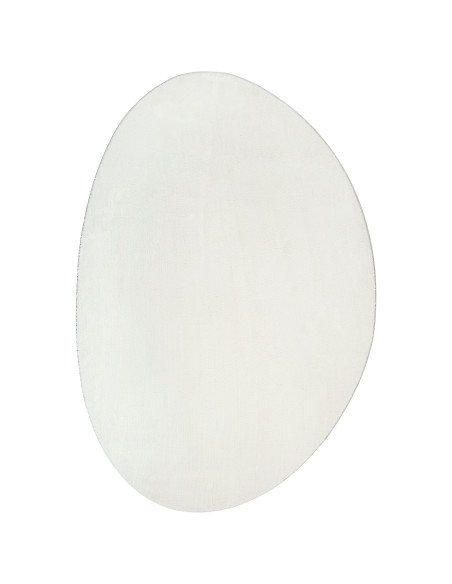 Tappeti  Panna Lana 120 x 170 cm Durevole Tappeti area Ovale