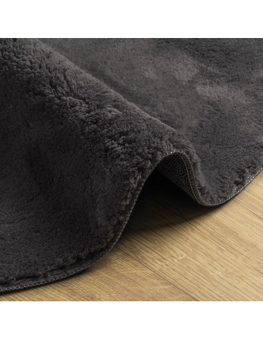 Tappeti per area HUARTE Antracite 160 x 230 cm Poliestere