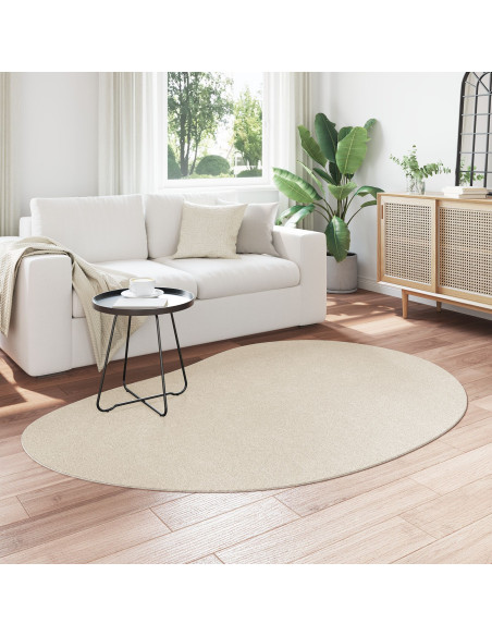 Tappeto Beige 140x200 cm Poliestere Antiscivolo