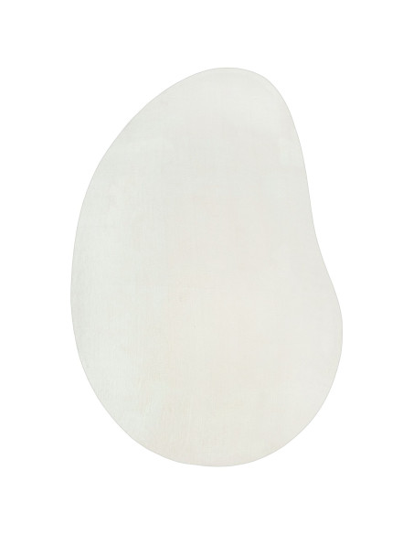 Tappeto area  Crema 120x170 cm Poliestere Antiscivolo