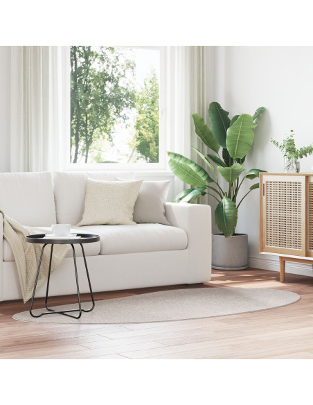 Tappeto Area Sabbia 100x200 cm Poliestere Antiscivolo