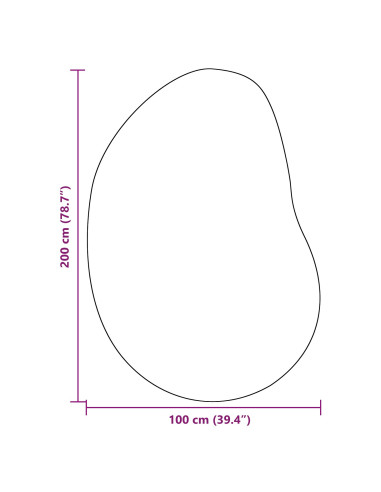 Tappeti per area HUARTE Sabbia 100 x 200 cm Poliestere