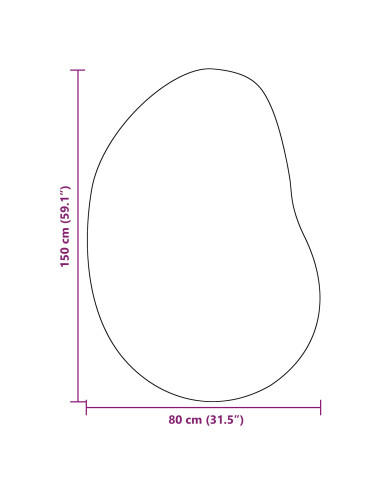 Tappeti per area HUARTE Grigio 80 x 150 cm Poliestere