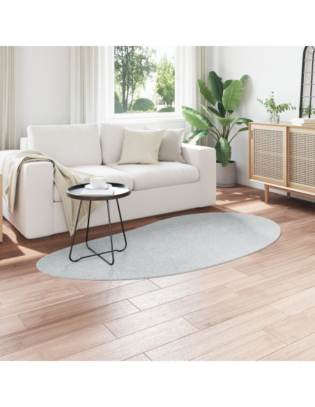 Tappeto Area  Grigio 100x200 cm Poliestere Antiscivolo